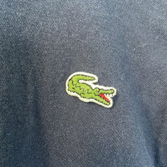 Lacoste Crewneck Tee – Timeless & Versatile. 21” Pit to Pit - Picture 2 of 3